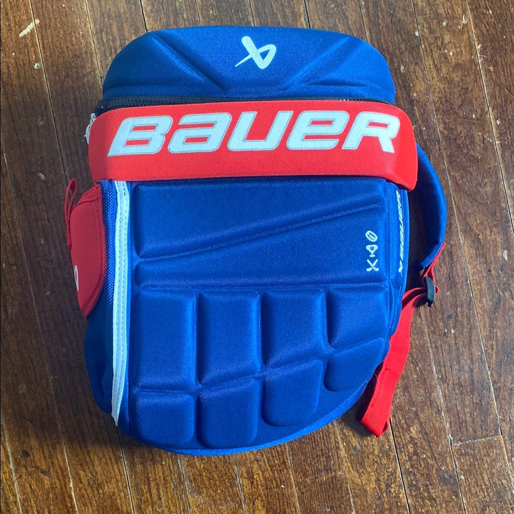 Bauer Blue and Red Backpack